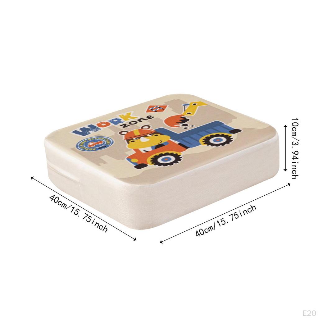 Booster Cushion for Kitchen Chairs, Designed Boys and Girls with Straps