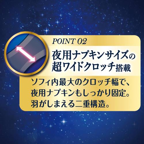 Sofy Women's Sanitary Panties, Ultra Deep Sleep Fit Panties, Size L, Blue Gray (Menstrual Products, Sanitary Panties), 4903111356690, Blue Gray