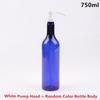 1 Pcs 750Ml Colorful Pet Bottle Coffee Syrup Bee Drip Storage Dispenser Pump Bottle Squeeze Milk Bottle Honey Jar Container