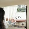 1PC Car Curtain Shade Sun Screen Sun Protection Heat Insulation Suction Cup Side Window Curtain Baby Baby Car Shade Privacy