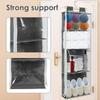 Over The Door Organizer with 4 Large Pockets Large Capacity Knitting Organizer Storage with Zipper Toy Plush/Hammock Hanging Bag