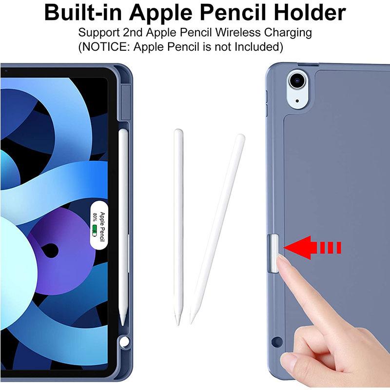 Tablet Leather Case for iPad 10.9" 2020 iPad Air 4/Air5 Anti-scratch Shockproof Light Weight Slim Fashionable Soft Pencil Cover