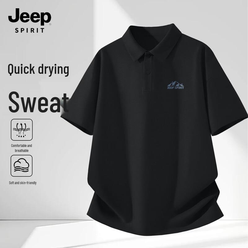 JEEP SPIRIT Men s Quick-Dry Polo Shirt L
