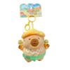Kawaii Cartoon Plush Capybara Keychain Island Style Cute Doll Pendant Bag Hanging Ornaments Car Keyring