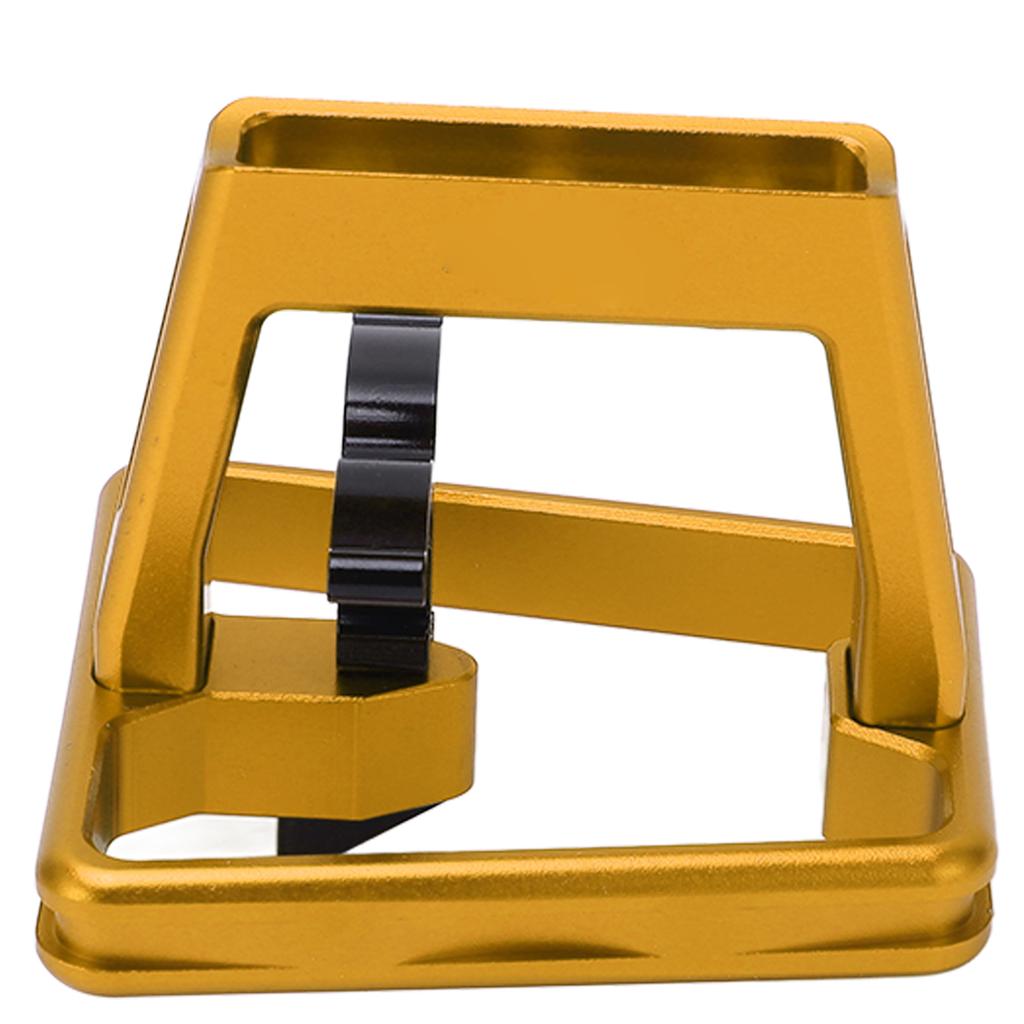 Folding Bike Front Carrier Adapter Aluminium Alloy Hollow Carved Mount Base for Poday Gold