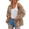 Women's Lightweight Jacket Casual Winter Open Front Button Coat Outwear