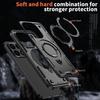 Strong Military Protective Fitted Case for Xiaomi 15T Pro Mi 14t Xiaomi15t Finger Ring Kickstand Holder Cover