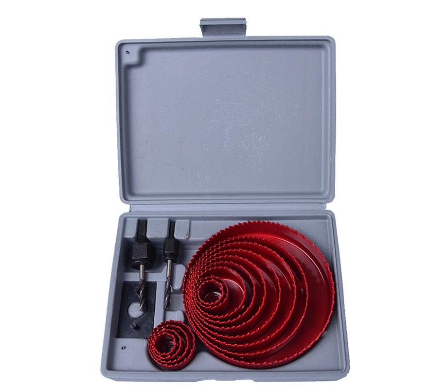 

Набор из 16 пильных сверл для проделывания отверстий, дерево, пластик, листовой металл, кейс 3/4 5 резка