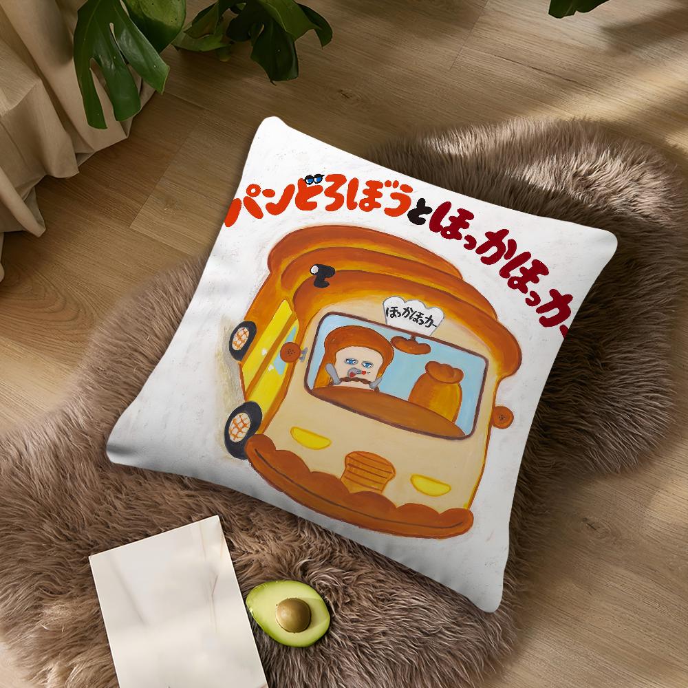 Cartoon Cute Bread Thief Lovely cushion cover For Bedroom Car Coffee Shop Room Soft and Living Room Sofa Decorative Pillow Case