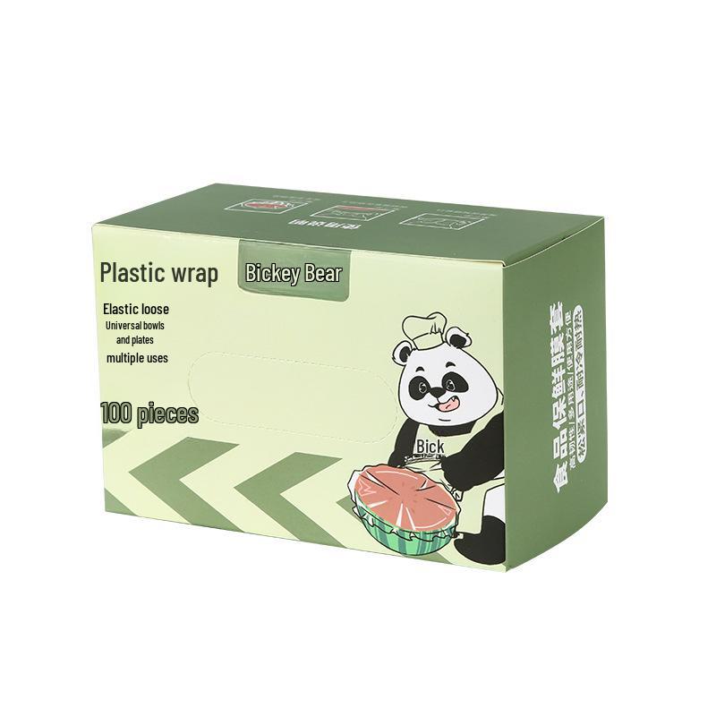 Elastic Food-Grade Plastic Wrap and Fresh-Keeping Shower Cap for Leftovers