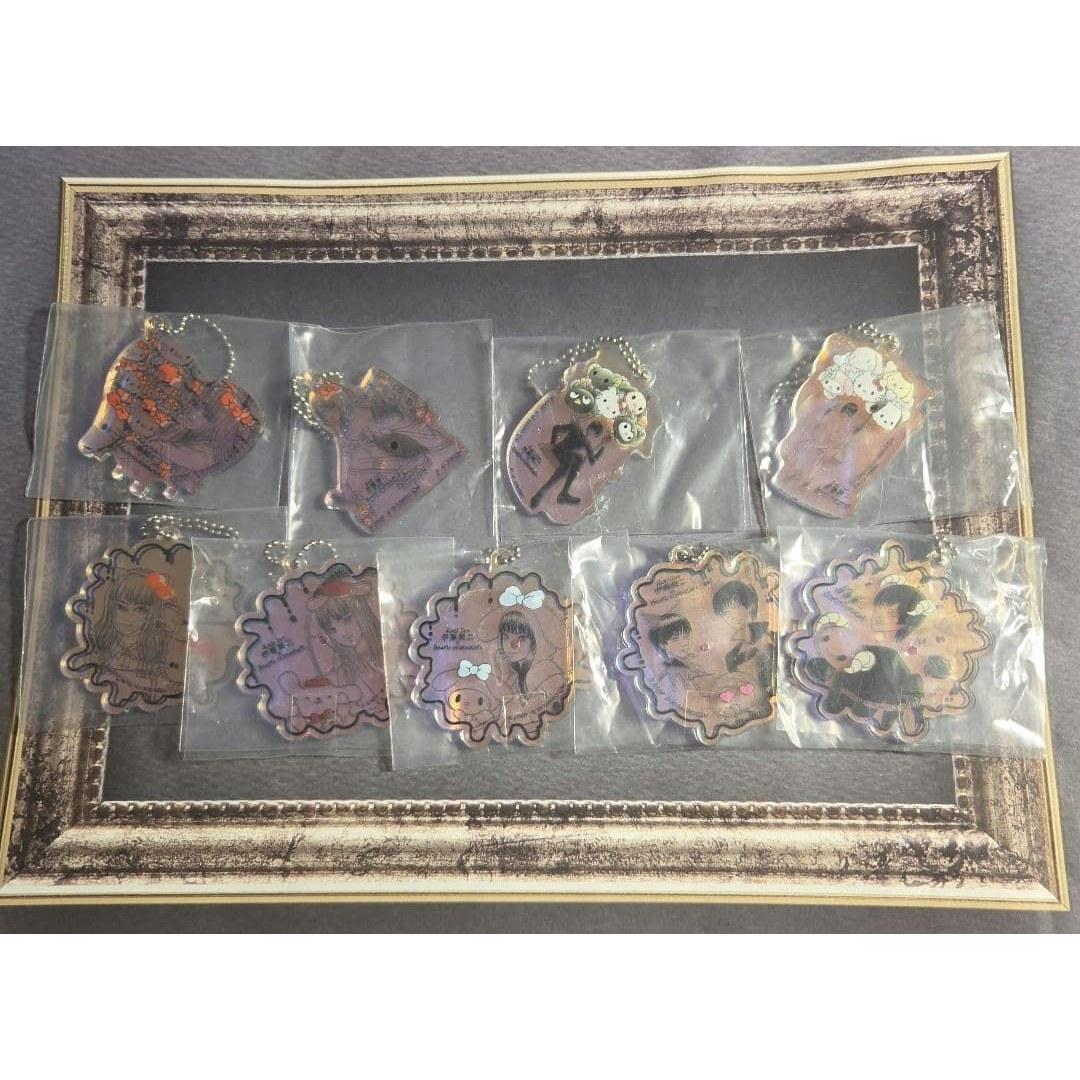 Junji Ito Sanrio Characters Acrylic Charm Gal Tomie Set