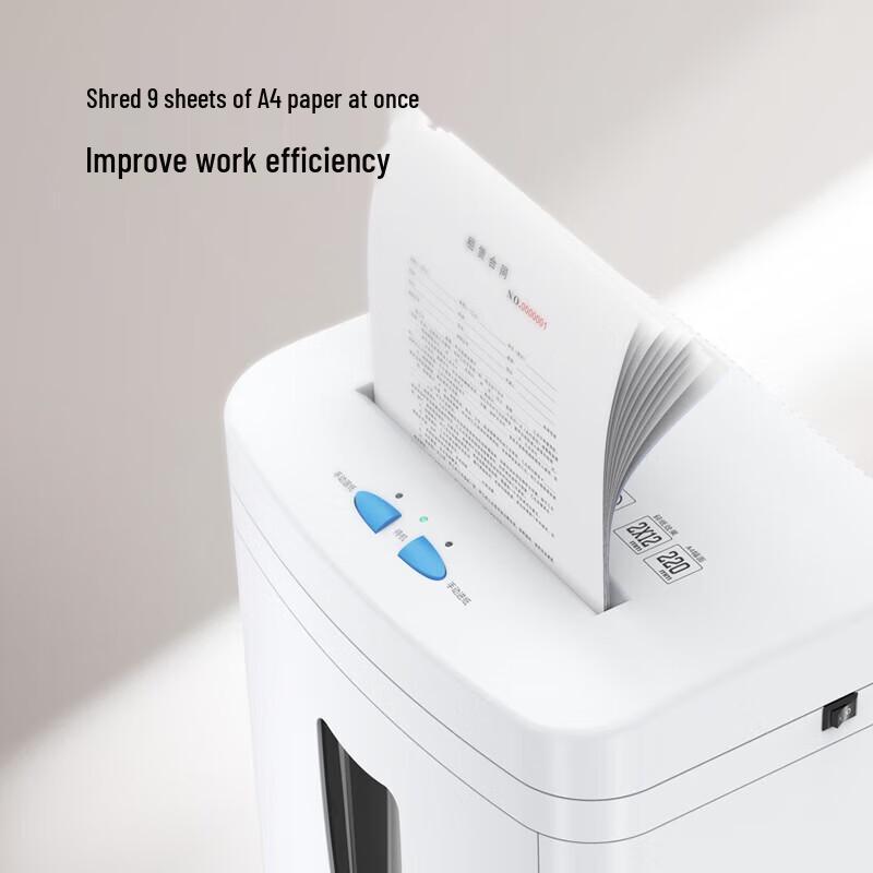 KEMEI P5 Security 9-Sheet Paper Shredder CN plug (adapter included)