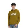 Vans Color Block Letter Logo Pullover Fleece Lined Thermal, Winter Sweatshirt Unisex Olive Green VN0A5H87YXH