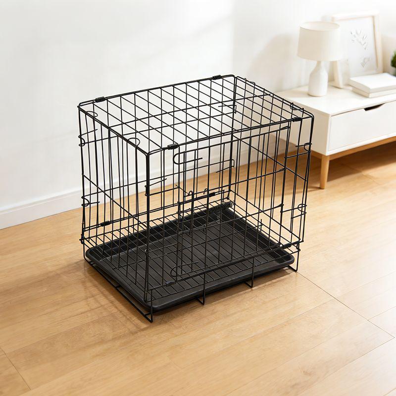 Foldable Metal Dog & Cat Cage for Home, Indoor/Outdoor, Car or Rescue Use