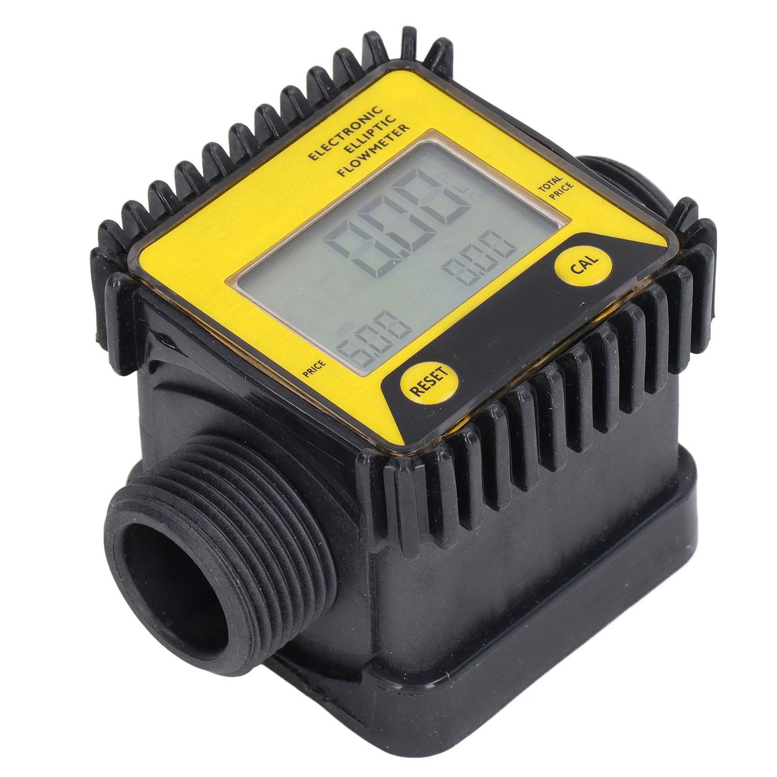 

Digital Diesel Fuel Flow Meter Professional Gear Urea Controller for Chemicals Water 1in K28 Yellow жовтий