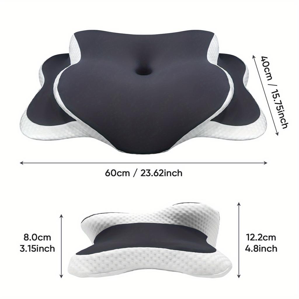 Pillows Bedding Memory Foam Pillowcase with Ice Silk Fabric Cervical Pillow Family Gift Ergonomic Soft Slow Rebound Two Heights