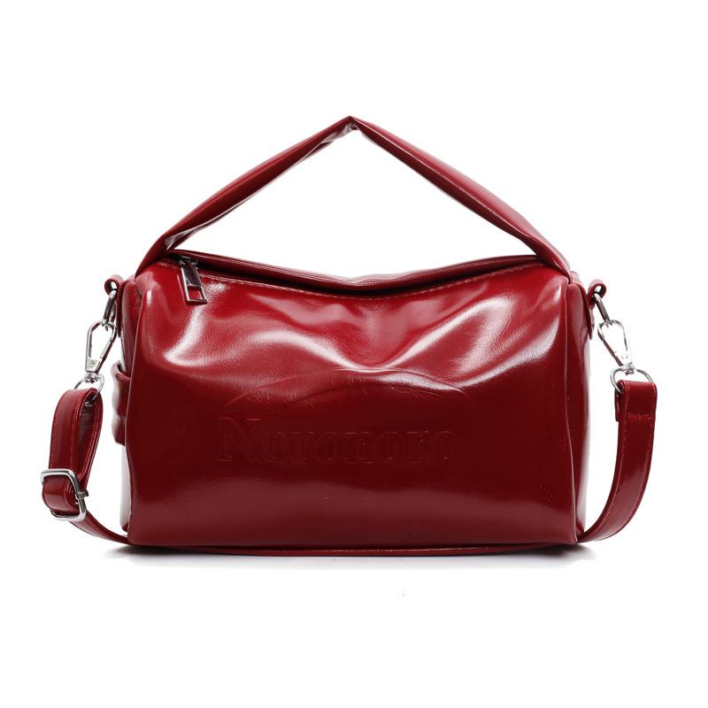 

Модная сумка через плечо для поездок на работу, женская повседневная сумка-мессенджер бордовый