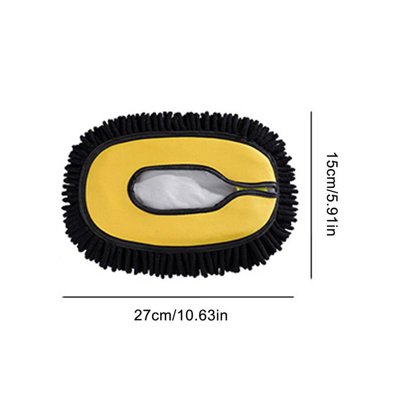 Car Wash Scrubber Brush Car Wash Brush Washing Mop Duster Mitt Adjustable Scratch Free Microfiber Sponge Car Cleaning Supplies