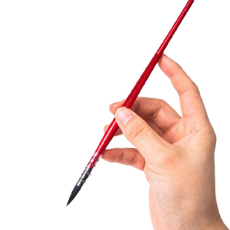 Watercolor Brush Wood Handle Nylon Bristles Liner Paint Brush for Fine Detailing Acrylic Watercolor Oil Art Painting