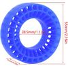 1.0" Tire Inner, Silicone Rubber Tire Inserts for 1/18 1/24 RC TRX4M SCX24 Fcx24 Ax24 RC Crawler Wheels Tire Foam Fill Kit for OD 58-63mm (Blue)