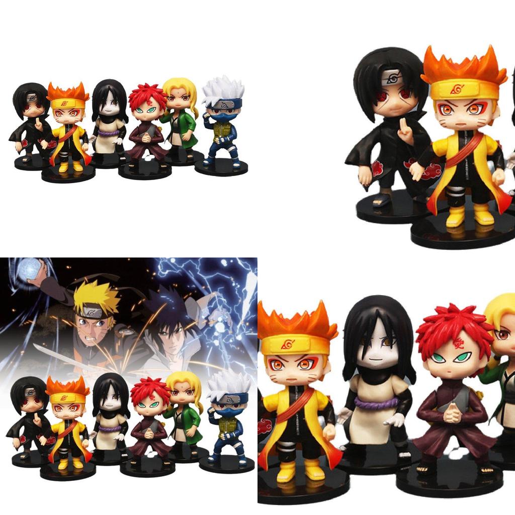 Exquisite Naruto Anime Pvc Figures Complete Set With Iconic Characters For Collecting Or Cake
