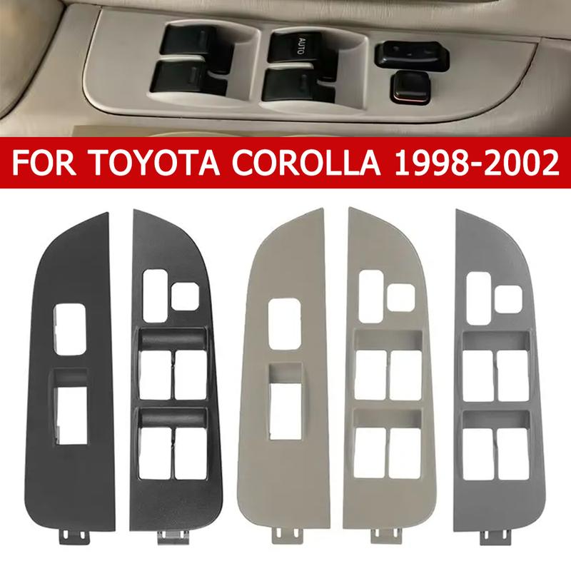 New 980201-02060-C0 Master Window Switch Bezel Panel Trim For Toyota Corolla 1998 1999 2000 2001 2002 74232-02060 74232-02060-C0