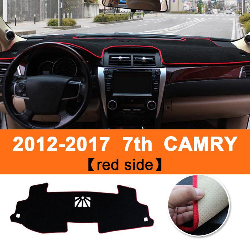 For Toyota Camry XV50 50 2012 2013 2014 2015 2016 2017 Car Dashboard Cover Sun Shade Mat Avoid Light Pad Anti-UV Case Carpets