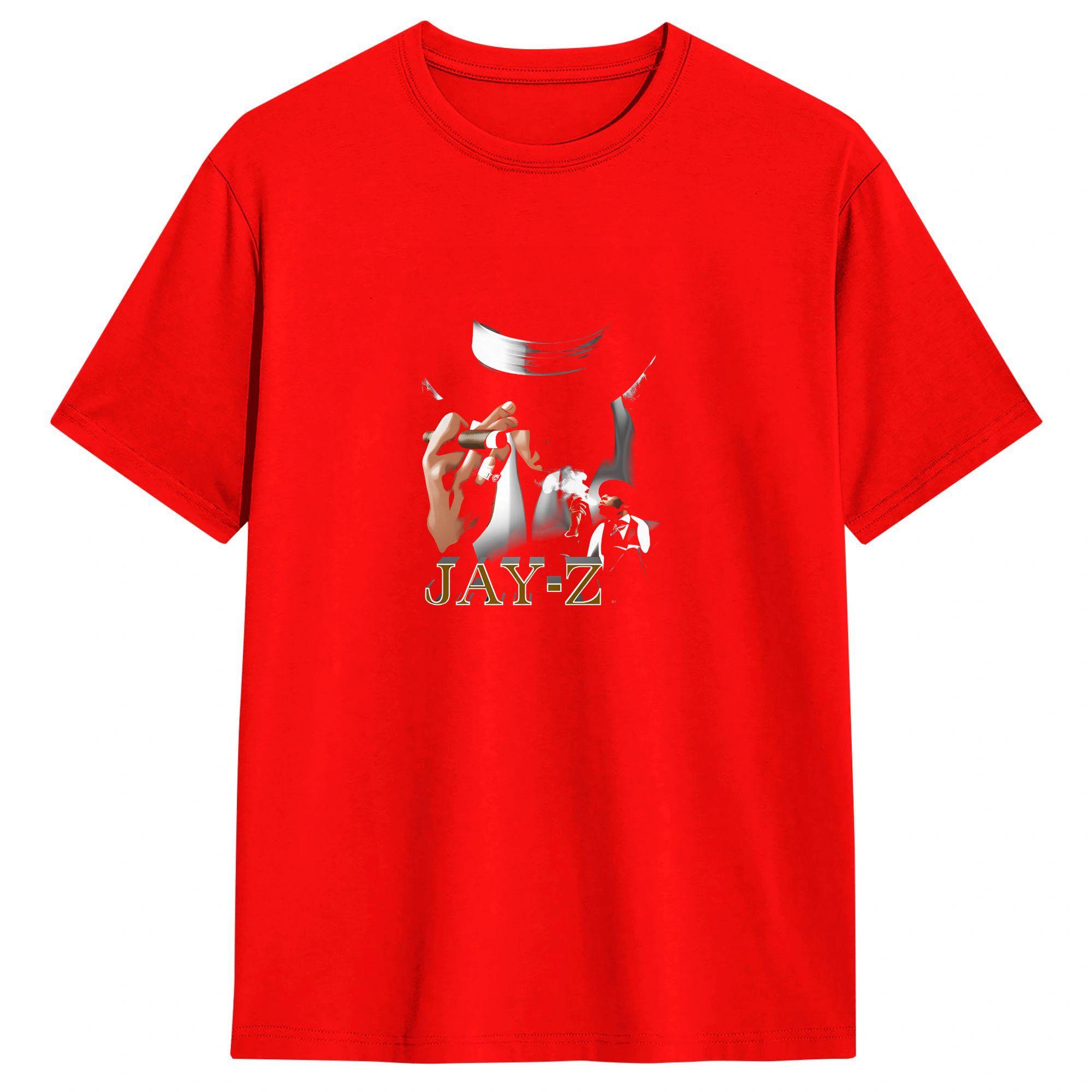 Jay Z T Shirt Summer Trendy Cool T Shirts Cotton Comfortable Oversize Clothing Short Sleeves Vintage Tshirt S