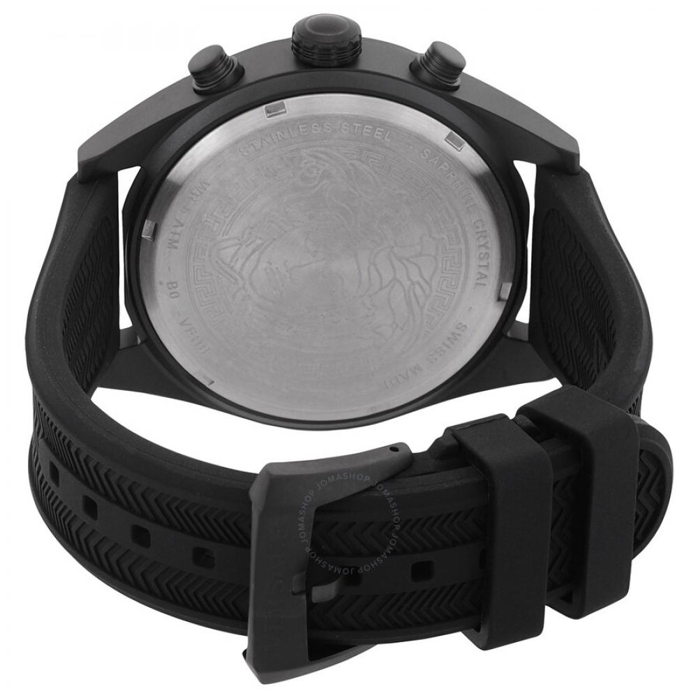 Versace V Chrono Quartz Black Dial Men S Watch Vehb00419