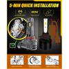 Katur 2x 9005 HB3 Car Led Headlight Bulb Fog Light DRL 20000LM 100W High Power 6000K White For Subaru Outback Forester Impreza