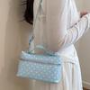 Retro Sweetheart Polka Dot Crossbody Bag: Elegant Korean Style, Versatile Commuter Shoulder Bag