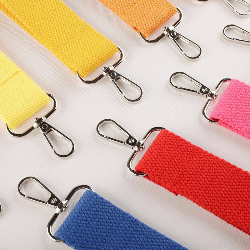 Korean Ins Style Macaron Color Handmade Name Tag Anti-Lost Keychain Strap
