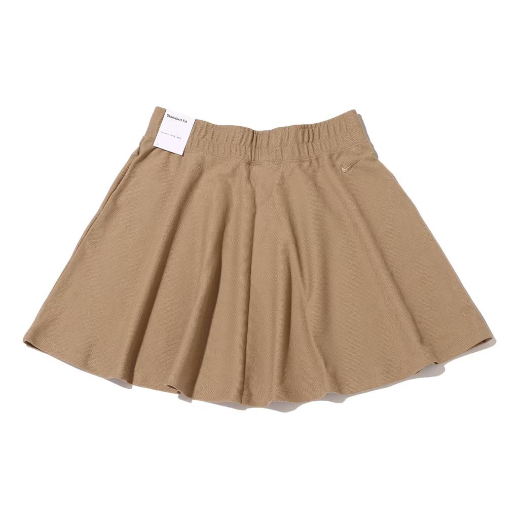 Nike Sportswear Logo Embroidered High-Waist Cropped Skirt Women Bottoms Khaki FD0898-247
