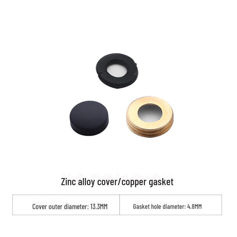 Curved Copper and Stainless Steel Decorative Mirror Nail Caps