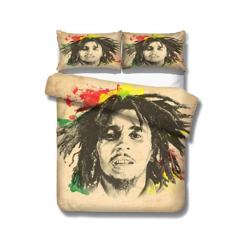 3D Digital Printing Quilt Set Three-Piece Bob Horsepower