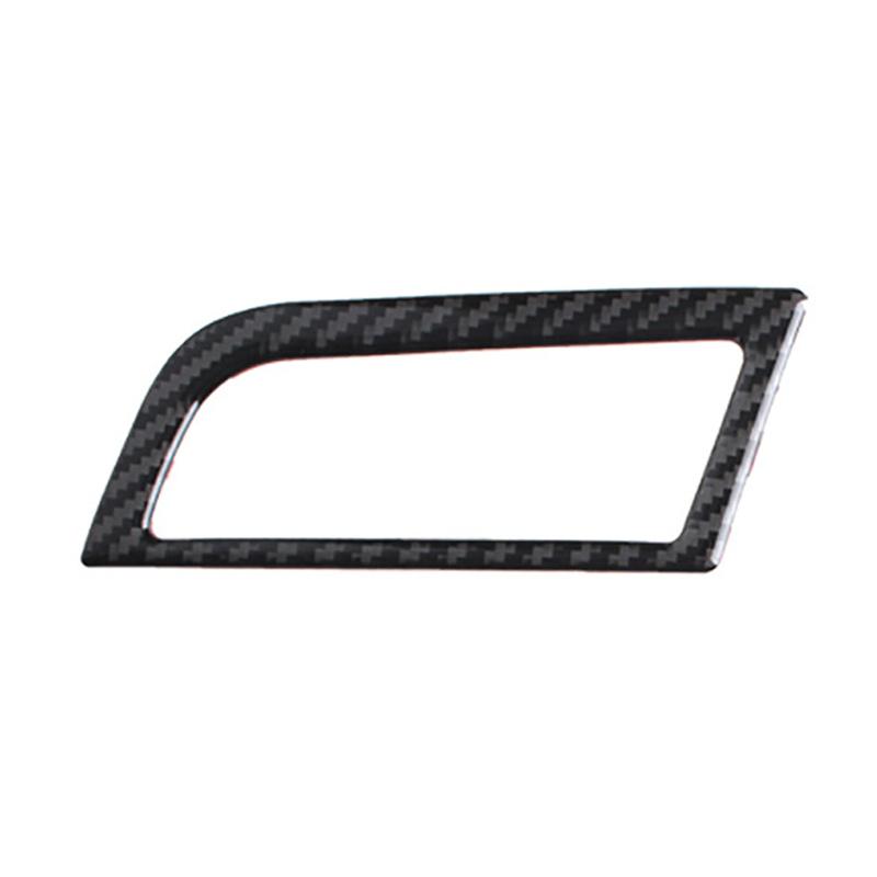 2pcs For Ford Mustang 2015 2016 2017 2018   ABS Carbon Fiber look Car Interior Dashboard Air Vent Cover Trims