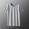 Men's 2024 Summer Ice Silk Mesh Half-Sleeve T-shirt - Trendy Casual Short-Sleeve Top