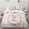 Cute Cartoon Animals Pink Toddler Bedding Set 3D Funny Cat Print Duvet Cover Twin Queen Size For Teens Boys Girls Bedroom Decor