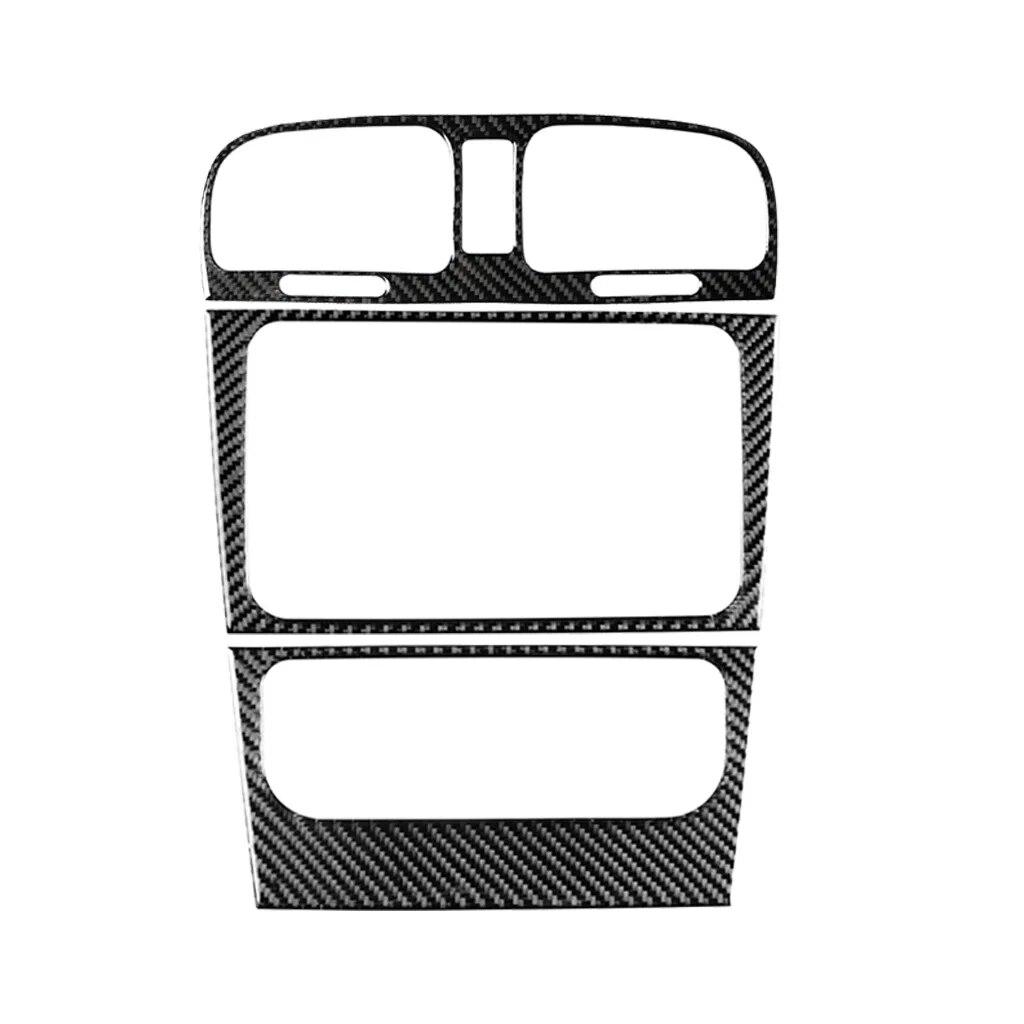 Samolepka 3PCS Auto Center Air Outlet Output Samolepka pro VW Golf 6 R MK6 2008-2012 Carbon Fiber Central Control Air Outlet Sticker