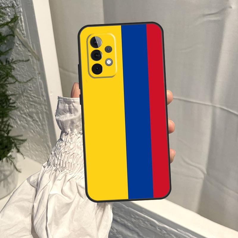 Colombia Flag Case For Samsung Galaxy A16 A36 A56 A06 A13 A53 A33 A23 A55 A35 A17 A54 A34 A14 A52 A32 A15