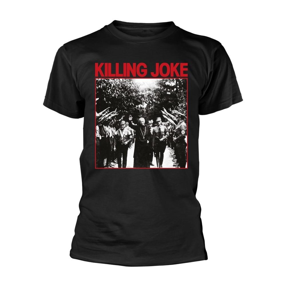 Черная футболка Killing Joke  Pope  - НОВАЯ Унисекс футболка XXL