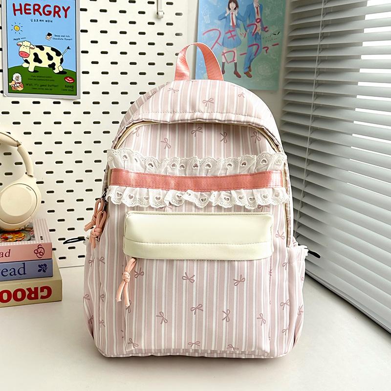 Schoolbag cute girl foreign style backpack Japanese small fresh casual light backpack student schoolbag college style travel bag