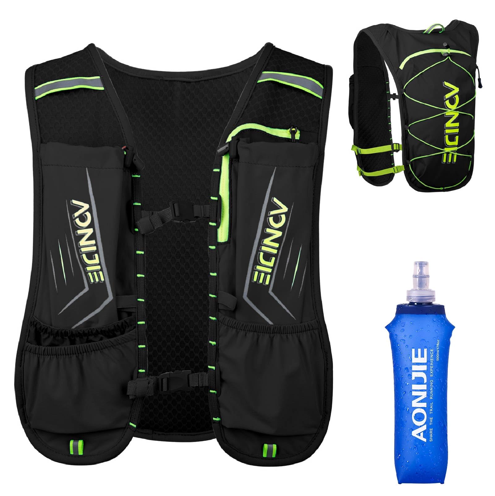 

JEELAD Бег Спорт Марафон Трейл Водоснабжение Вода Ультра Большой Велоспорт Горы Портативный Унисекс Сумка, Рюкзак, Рюкзак, Гидратация, Бег, Сумка,