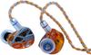 Angelears Tangzu Xiao Qiao 10mm Graphene Dynamic Driver Semi-Open HiFi Earphones | CNC-Made Resin Shell for Immersive Soundstage (Orange, 3.5mm)
