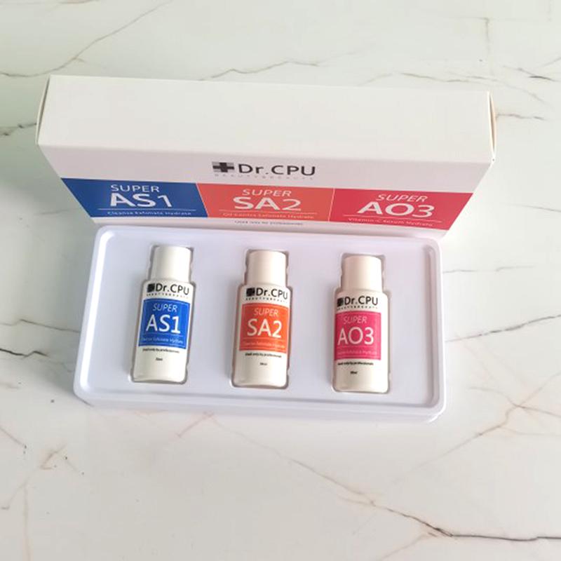 3Pcs 30Ml Aqua Peeling Solution As1 Sa2 Ao3 For Hydra Dermabrasion Beauty