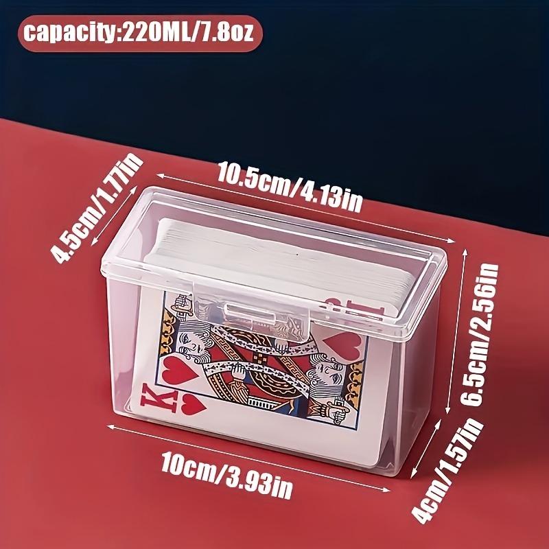10/20pcs Poker Card Organizer Boxes for Card Games/Business Card Storage Bedroom Desk Organizer Compact Minimalist Storage Boxes