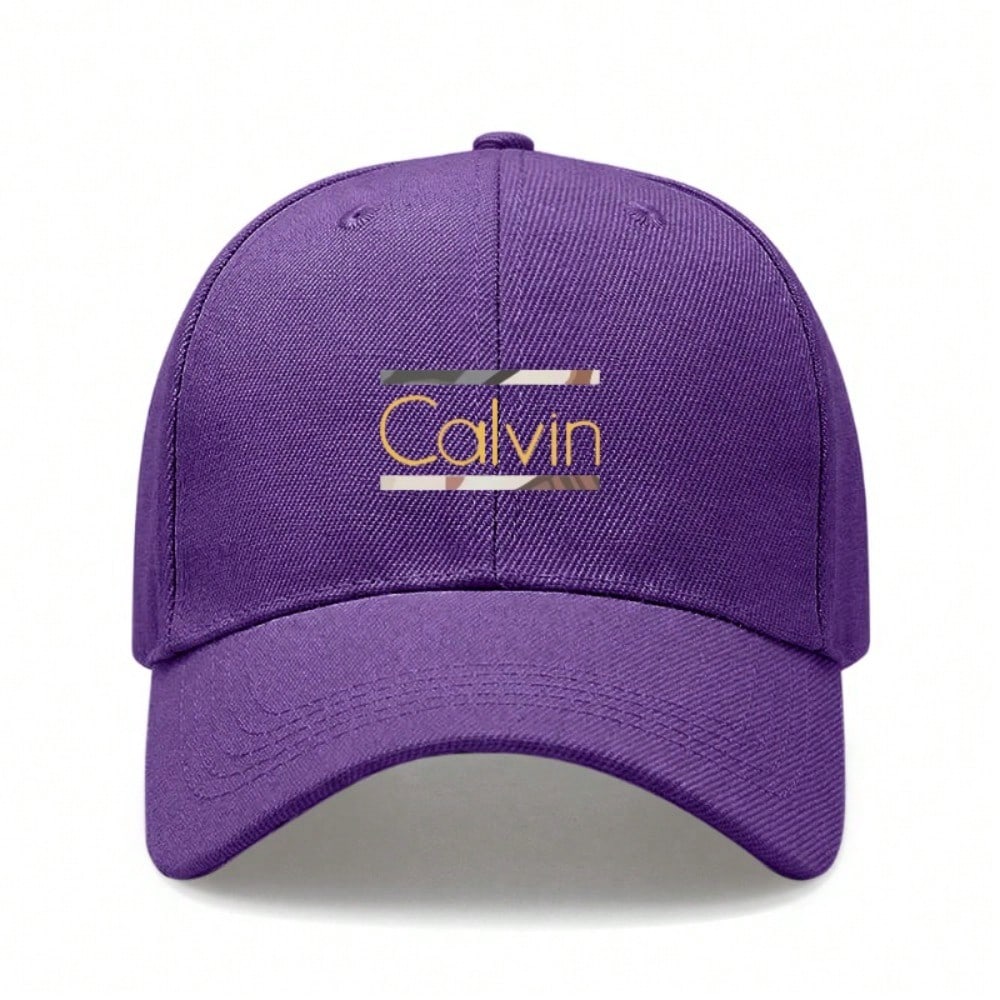 Cappellino da Baseball Calvin Minimalista - Unisex Leggero Traspirante Poliestere Regolabile Casual Moda Cappellino da Baseball Per Sport all'Aperto Passeggiate in Città