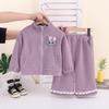 Girls Autumn Casual Sports Two Piece Set Windbreaker Hoodie Outfit Baby Kids Clothing