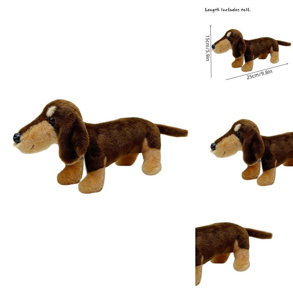 Cute And Cuddly Shorthair Dachshund Plush Toy Available In 3 Colors!" Characters)