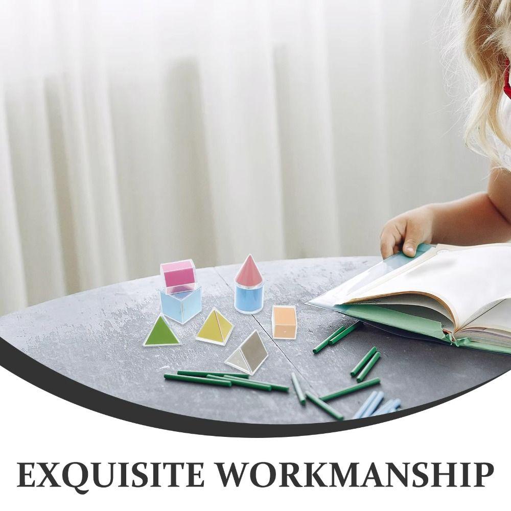 Detachable 3D Geometric Cube Educational Game Math Toys Geometric Shapes Blocks Boys Girls